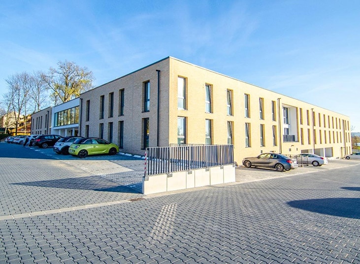Außenansicht Studentenwohnheim Rheingau