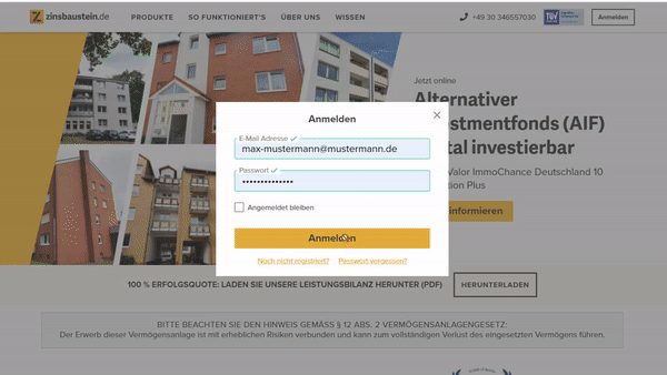 Animation wie Sie den Freistellungsauftrag für Ihre persönlichen Investments anlegen können